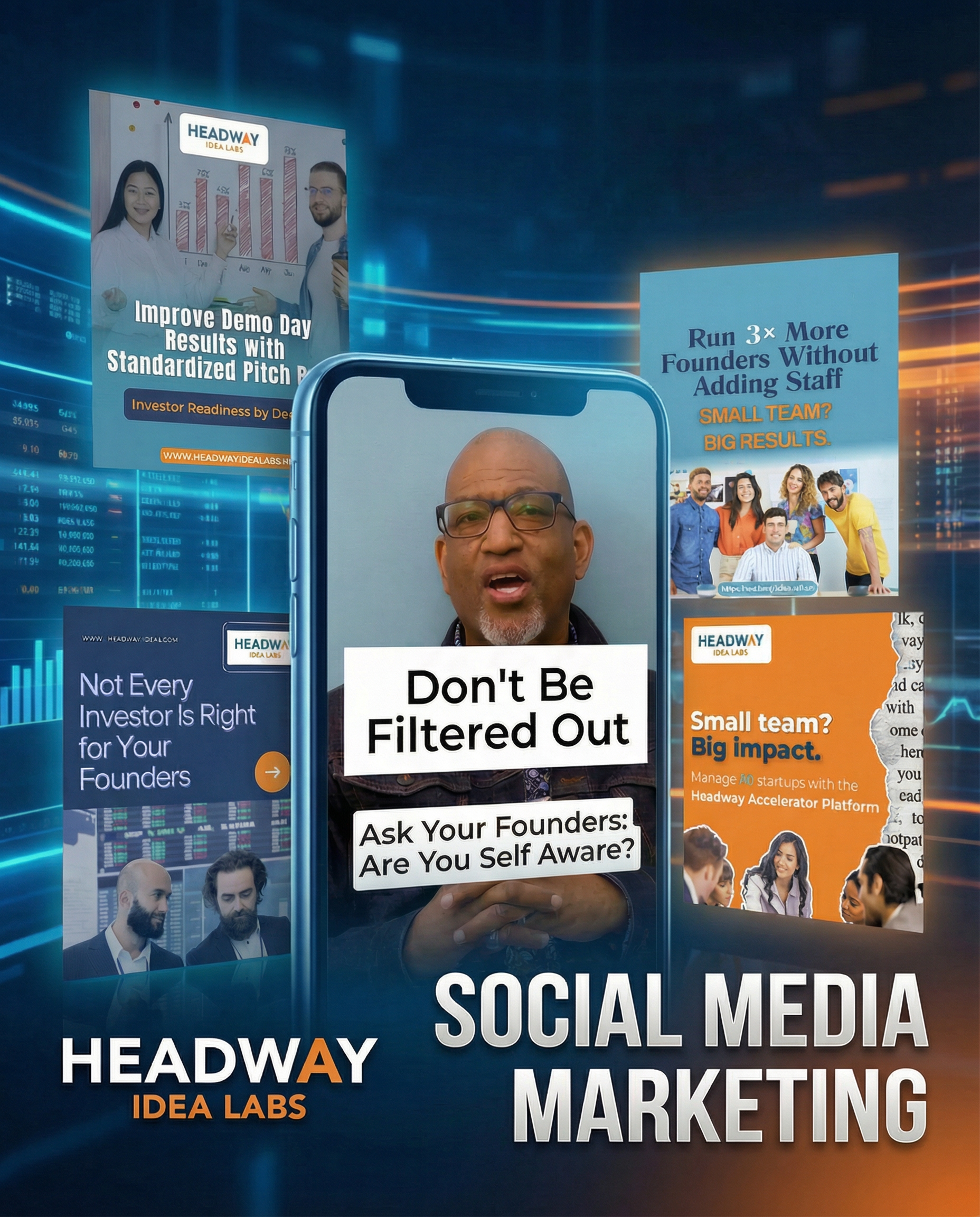 social media portfolio highlight