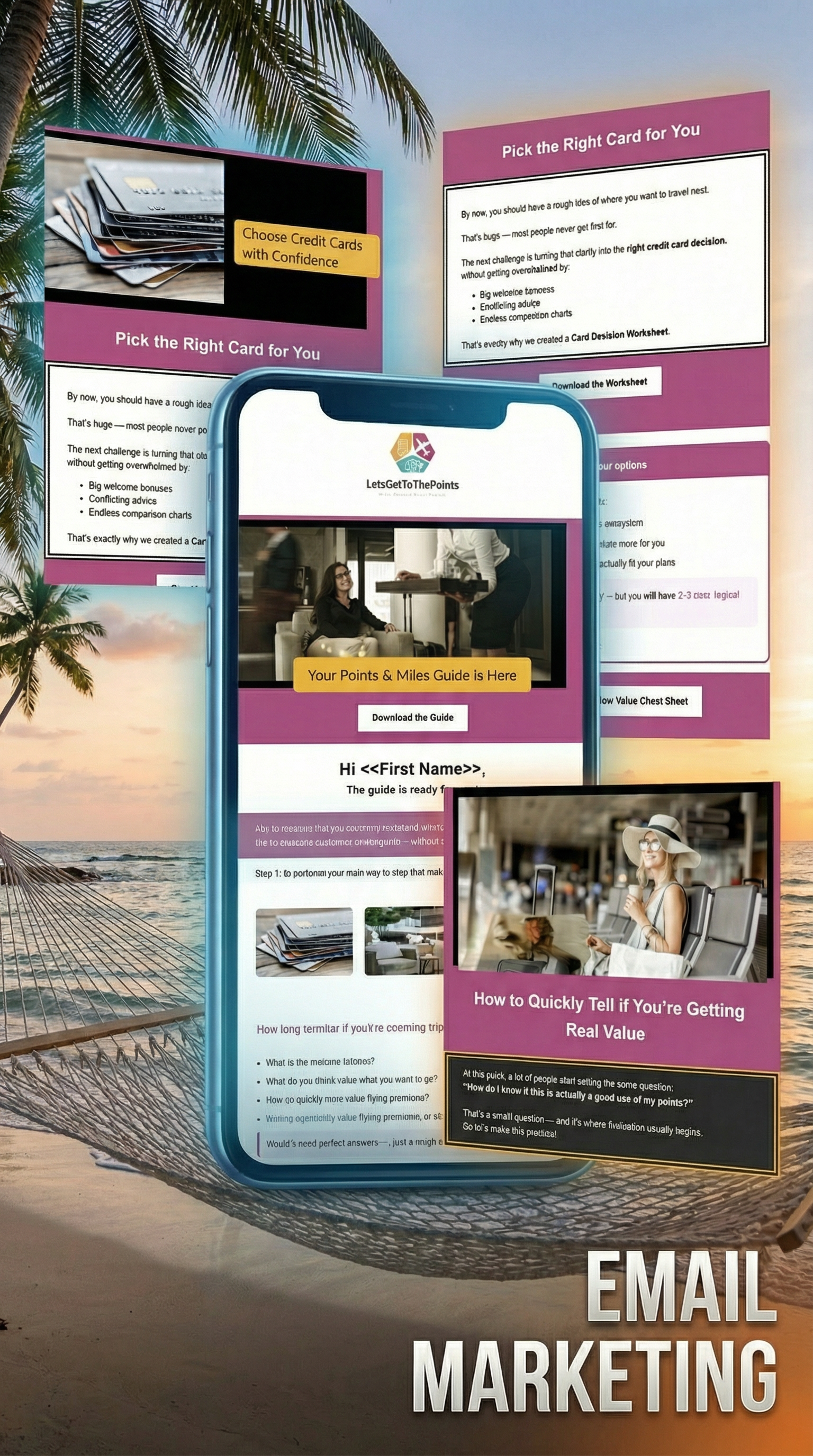 Email marketing web development portfolio highlight